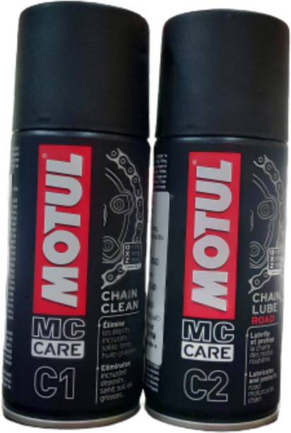 MOTUL CHAIN CLEAN C1  CHAIN LUBE C2 MC CARE 150ML COMBO Chain Oil Price in  India - Buy MOTUL CHAIN CLEAN C1  CHAIN LUBE C2 MC CARE 150ML COMBO Chain
