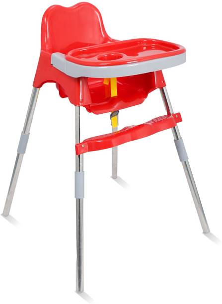 Esquire Spotty Baby Dining Chair with Footrest, Red Colour