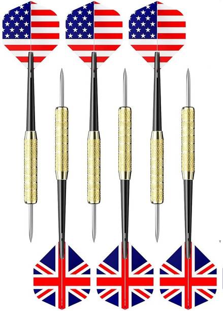 Leosportz unbeatable quality AIR Steel Dart With Steel Tip (Pack of 6) Steel Steel Tip Dart