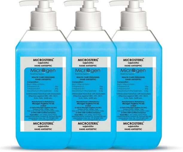 Microgen mi_steril_500_3 Hand Rub Bottle + Dispenser
