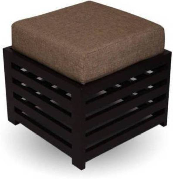 AN Craft Wooden Stool for Living Room with Cushion | Side Stool | Table for Bedroom | Stool for- Dressing Table, Bedside, Home, Office, Balcony Living & Bedroom Stool Living & Bedroom Stool