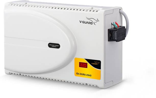 V-Guard iD4 Dura 2040 with Digital Display for 1.5 Ton Inverter A.C (Working range: 160 V To 280 V) Voltage Stabilizer
