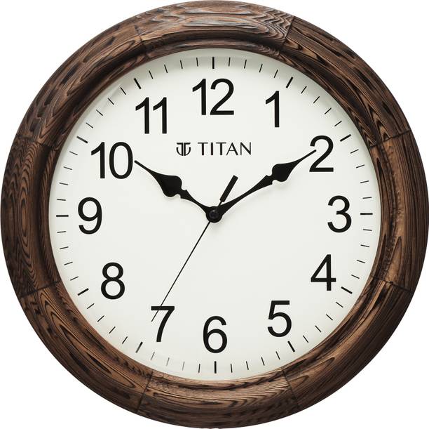 Titan एनालॉग 35.5 cm X 35.5 cm दीवार घड़ी