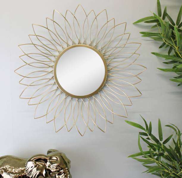 Mirrors For Walls, Copper Round Mirror The Range