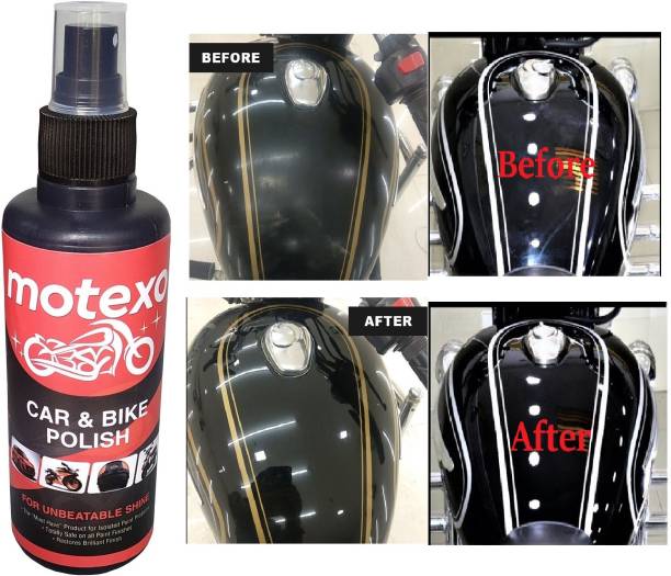 MOTEXO Paste Car Polish for Metal Parts, Leather, Headlight, Exterior, Dashboard, Bumper, Chrome Accent