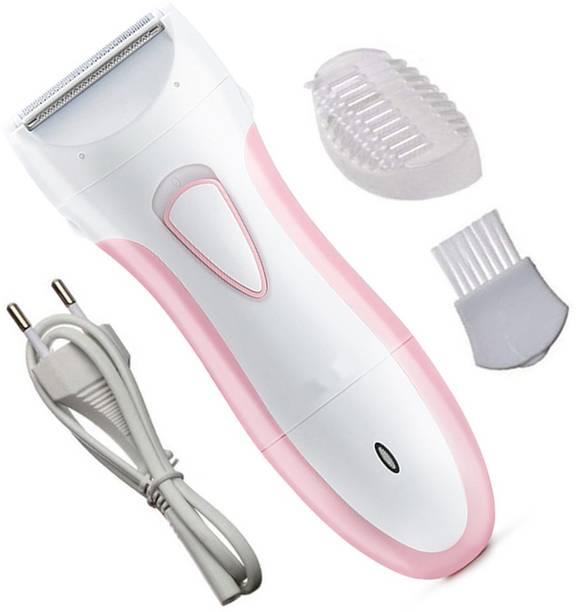 Kemy Professional rechargeable man cordless hair shaver cum hair epiliting machine for unisex adults Cordless Epilator