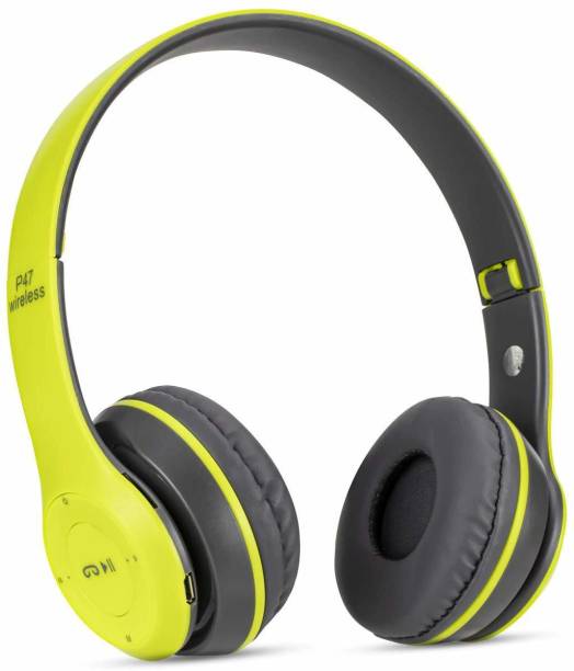 IMMUTALE P47 Wireless Bluetooth Headphones 5.0+EDR with Volume Control,T17 Smart Headphones