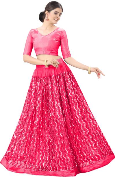 Rensa Embroidered, Leheriya Semi Stitched Lehenga Choli - Image 4