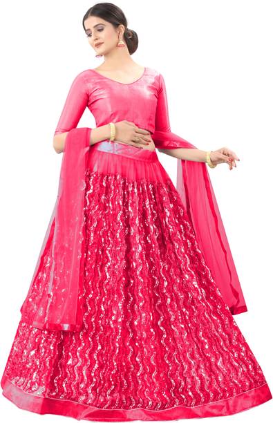 Rensa Embroidered, Leheriya Semi Stitched Lehenga Choli - Image 3