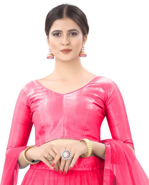 Rensa Embroidered, Leheriya Semi Stitched Lehenga Choli - Image 5