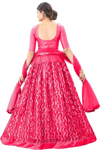 Rensa Embroidered, Leheriya Semi Stitched Lehenga Choli - Image 2