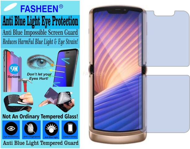 Fasheen Tempered Glass Guard for MOTOROLA MOTO RAZR 5G (Impossible UV AntiBlue Light)