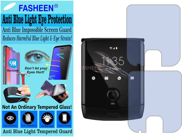 Fasheen Tempered Glass Guard for MOTOROLA RAZR 2019 (Impossible UV AntiBlue Light)