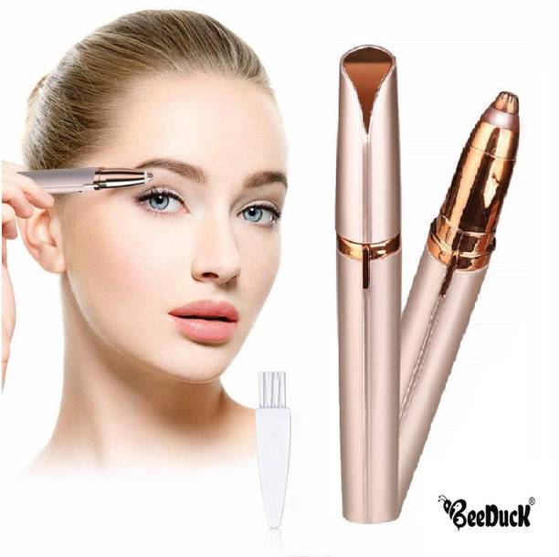 BeeDuck Electric Eyebrow Women Portable Facial Body Hair Remover Trimmer 120 min  Runtime 0 Length Settings
