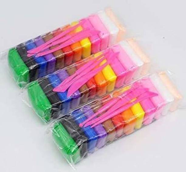 boombasket 36 Air Drying Modeling Clay Plasticine Ultra Light Soft Modeling Magic Craft Art Clay