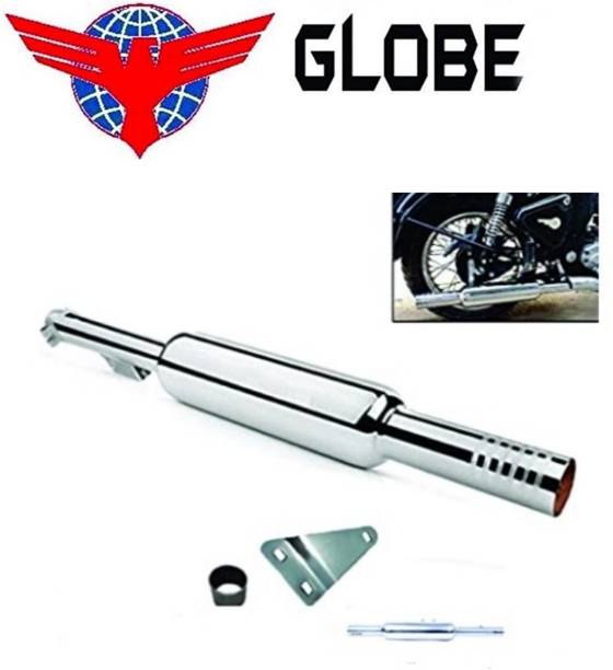 globe MINI PUNJAB SHORT BOTTLE PUNJAB DHOLKI CHROME Empty Flow MODIFY YOUR BIKE & SCOOTY With GLOBE Silencer’s India’s NUMBER 1 TOP MATERIAL RICH SOUND INDIA KA DILL KARE DHUK DHUK . Royal Enfield, Universal For Bike Classic, Classic 350, Classic 500, Classic Chrome, Classic Desert Storm, Thunder Bird 350, Thunder Bird 500, Super Thunderbird, Heavy Duty Super XL, Universal For Bike फुल इग्ज़ॉस्ट सिस्टम