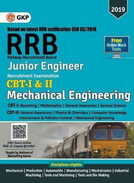 Rrb (Railway Recruitment Board) 2019 - Junior Engineer CBT -I & II - Mechanical & Allied Engineering