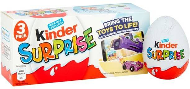 Kinder Surprise 3 Eggs and Toys Inside (Imported) Truffles