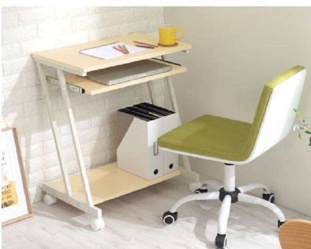 InnoFur Trapezi Beige Engineered Wood Computer Desk