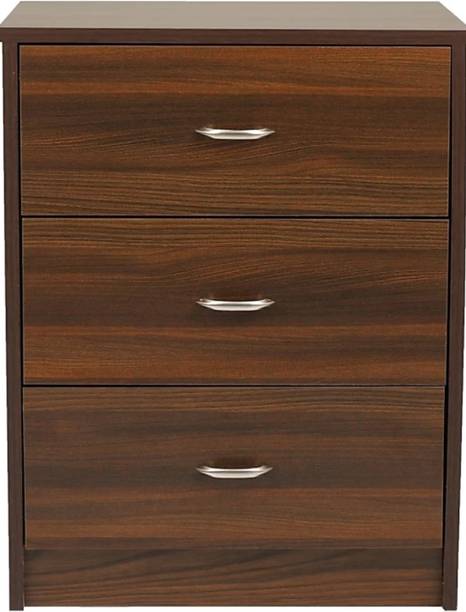 SR CAPITALS Cerified Side Stools Engineered Wood Bedside Table