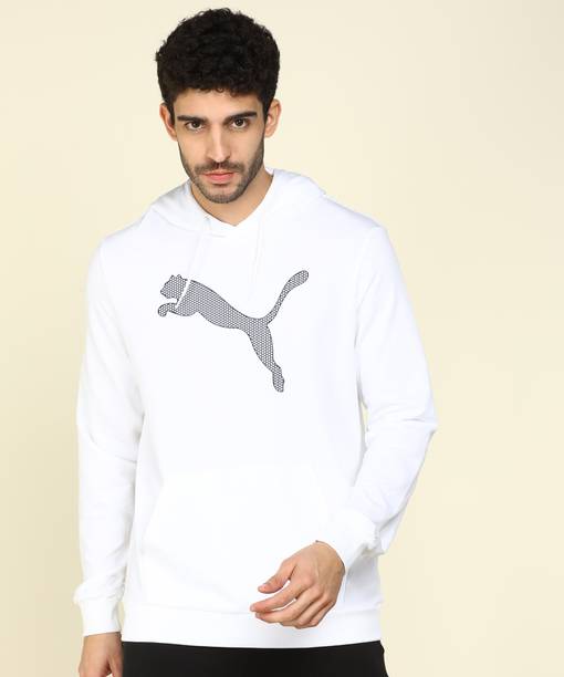 Men Full Sleeve Printed Hooded Sweatshirt