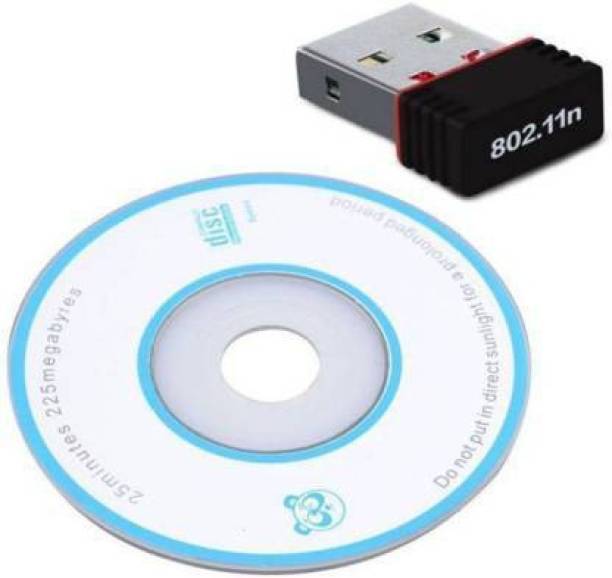 NeroEdge Terabyte Wifi 950Mbps Dongle 802.11n Wi Fi 2.4GHz Small Wireless LAN Network Card External PC Desktop Laptop USB Adapter (Black) USB Adapter