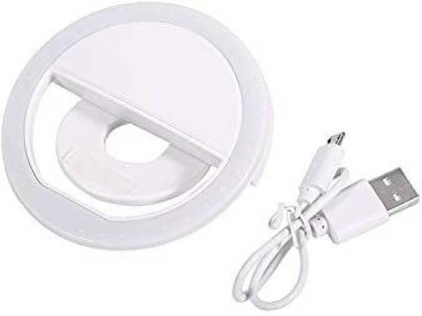 HIFY White Colour TIK Tok Selfie Ring Light with 3 Level and 36 LED for Tablet, Smart Phones, Laptop, Camera Photography, Video Photo Shoot Flash Ring Flash