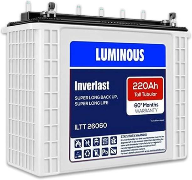 LUMINOUS SELFILTT26060- 220Ah Tall Tubular Battery Tubular Inverter Battery