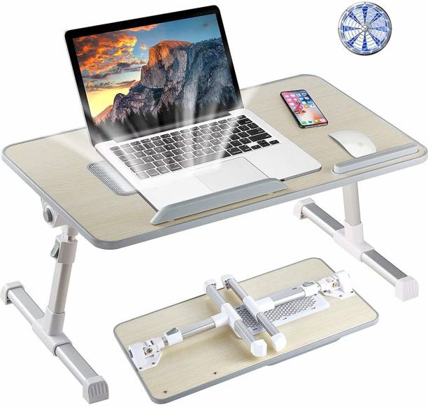 StarAndDaisy Laptop Table With Cooling Fan Wood Portable Laptop Table