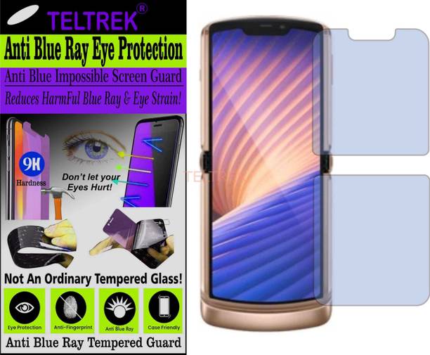 TELTREK Tempered Glass Guard for MOTOROLA MOTO RAZR 5G (Impossible UV AntiBlue Light)