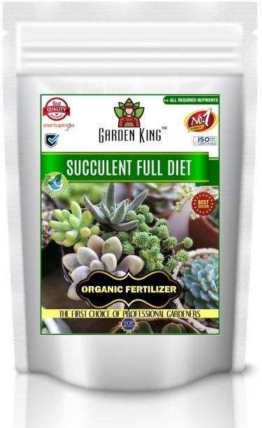 Garden King Succulent full diet, Essential Organic Fertilizer for Succulent Plants, Double Filtered with All Required Nutrients and Active Micro-Organism for fast Growth Fertilizer