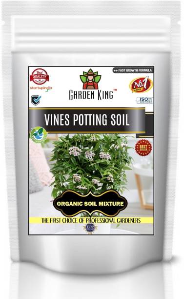 Garden King Vines Potting Soil, Essential Organic Soil Mixture for Vines Plants, Double Filtered with All Required Nutrients and Active Micro-Organism For Healthy Growth Husk