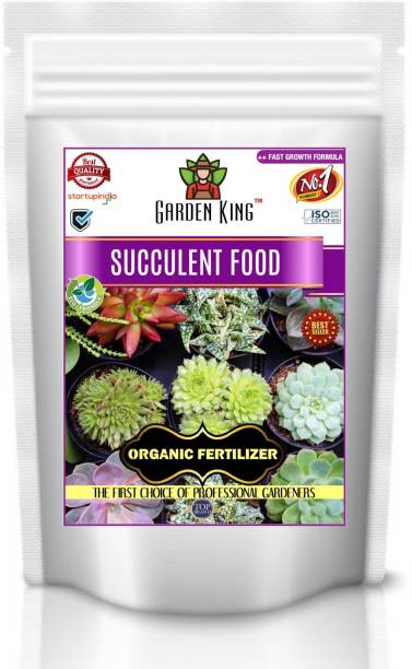 Garden King Succulent Food, Essential Organic Fertilizer for Succulent Plants, Double Filtered with All Required Nutrients and Active Micro-Organism for heavy flowering Pesticide