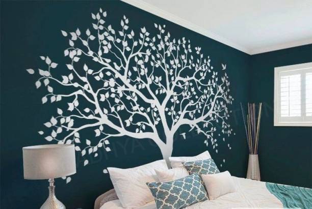 Aaradhya Collection Reusable DIY Designer PVC Wall Stencil Painting for Home Decoration (48 x 72 Inches, Beautiful Tree Design) BS20 Wall Stencil Stencil