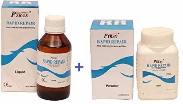 pyrax Combo Pack of Rapid Repair Powder 100 gms-Clear and Liquid 100 ml Dental Elevator