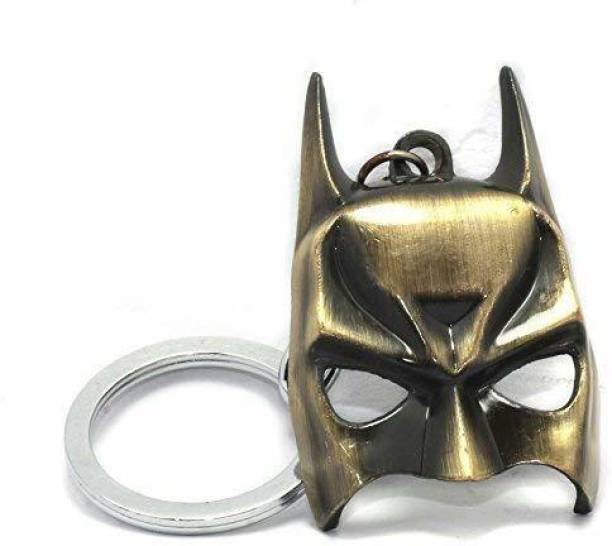RVM Toys Batman Mask Keychain Bronze Metal Key Chain for Men Women Bikes and Cars Key Ring Key Chain