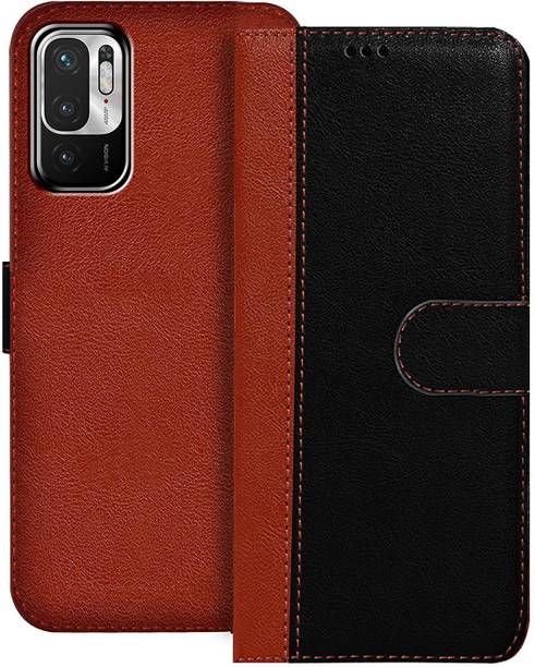 Mycos Flip Cover for Mi Redmi Note 10T 5G