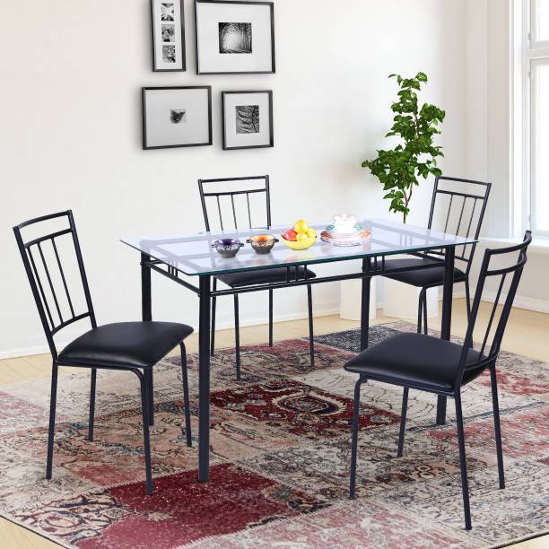 Metal Dining Tables Sets Steel, Metal Dining Table And Chairs Set