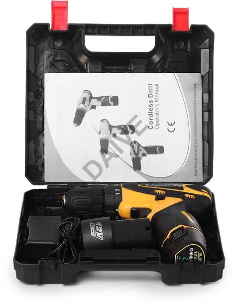 XDLB Cordless Rechargeable Screwdriver with 2 battery XDLB_XS40 Reversible Electric Screwdriver Drill Collated Screw Gun