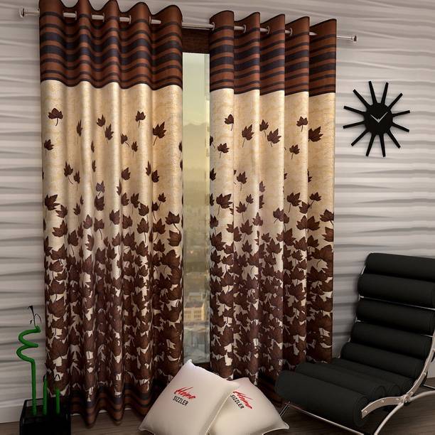 Home Sizzler 213 cm (7 ft) पर्दा (2  का पैक)