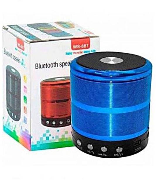 Musify Hot selling latest 100% original WS887 10W Bluetooth Speaker Mini Bluetooth Portable Home Speaker 10 W Bluetooth Speaker100% good Quality WS-887 Mini Bluetooth Speaker | Superb Sound Quality | Powerful Sound Speaker | Built-in Mic for Hands Free 10W Bluetooth Speaker 10 W Bluetooth Speaker| Ultra 3d sound blast With rich premium Super deep Bass Splashproof/Waterproof NEW ARRIVAL JB_L Wireless Bluetooth Speaker with TF CARD/FM/USB DRIVE & AUX SUPPORTED IDEAL FOR CAR/LAPTOP MP3 Player