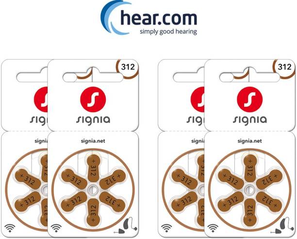 Signia Hearing Aid Battery 312- Pack of 24 Batteries 10966598-Hear.com Stethoscope Case
