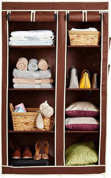 S . K Store Carbon Steel Collapsible Wardrobe