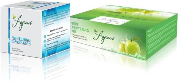 Aysun Skin Tightening Kit & Whitening Cream Bleach Combo Pack of 2