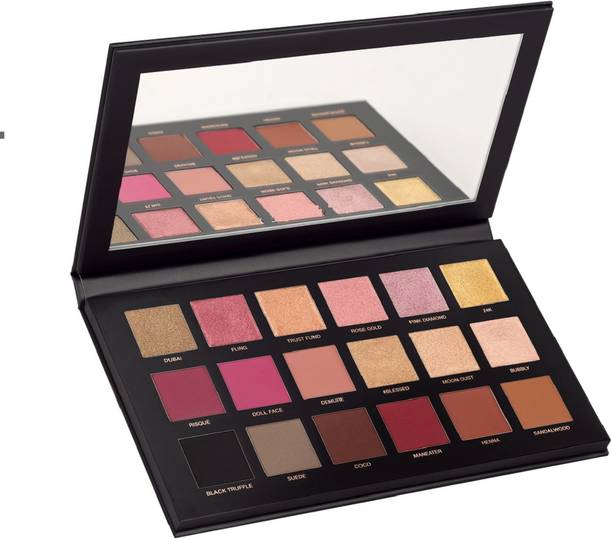NYN HUDA Color Icon 18 Colors Rose Gold Remastered Beauty EyeShadow Palette Eye Shadow 18 g