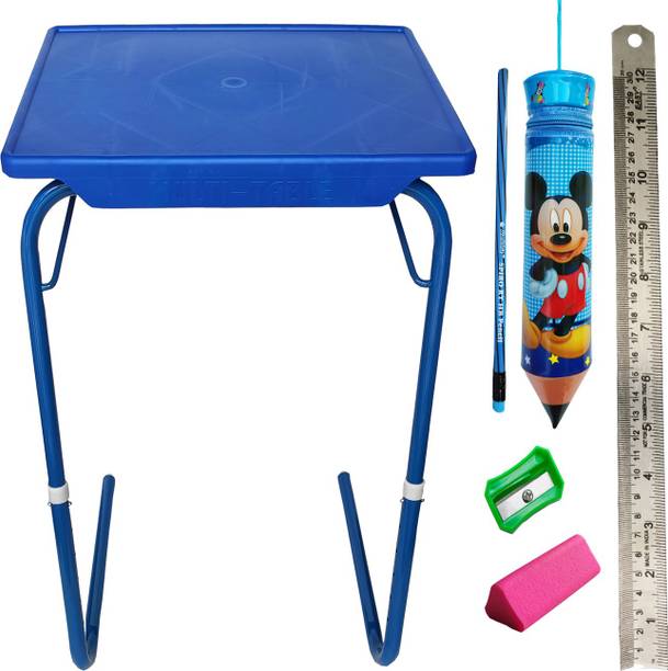 sai praseeda PouchSharpnerEraserMetalScalePencil Plastic Portable Laptop Table