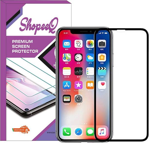 ShopeeQ Edge To Edge Tempered Glass for Apple iPhone XR, APPLE iPhone 11, iphone 11, Apple iPhone XR