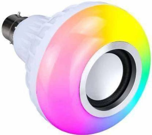 auramini Led Bulb with Bluetooth Speaker with Super bass Music Light Bulb + RGB Light Ball Bulb Colorful Lamp with Remote Control for Home,Bedroom Smart Bulb Smart Bulb