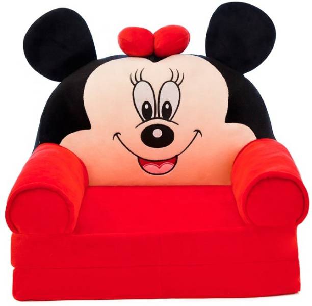 AVS Soft Toy Kids Minnie Shape Baby Sofa Cum Bed Baby Chair for 0-2 Years Sofa Cum Bed Sofa Cum Bed  - 11 cm