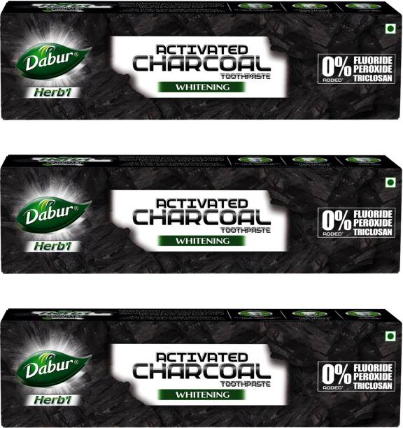 Dabur Herb'l Activated Charcoal and Mint (Black Gel) Toothpaste